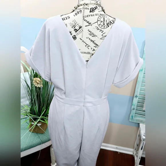 NWT Alexia Admor Sadie Boatneck Tapered Jumpsuit